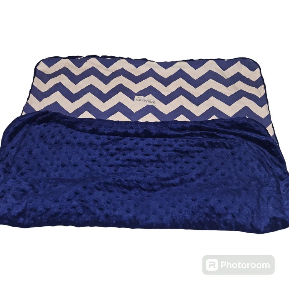 Carseat Canopy Cover Jagger Chrevon Minky Dot Velvet Texture Buttons Velcrow